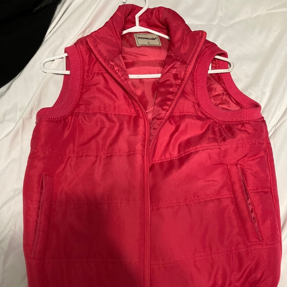YOUNG LISA pink vest